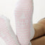 The Girl Next Door Grip Socks - White / Blush