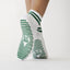 The Girl Next Door Grip Socks - White / Forest